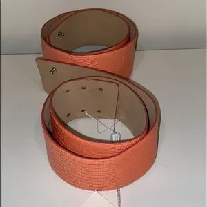 MaxMara | Accessories | Max Mara Mino Belt In Orange | Poshmark